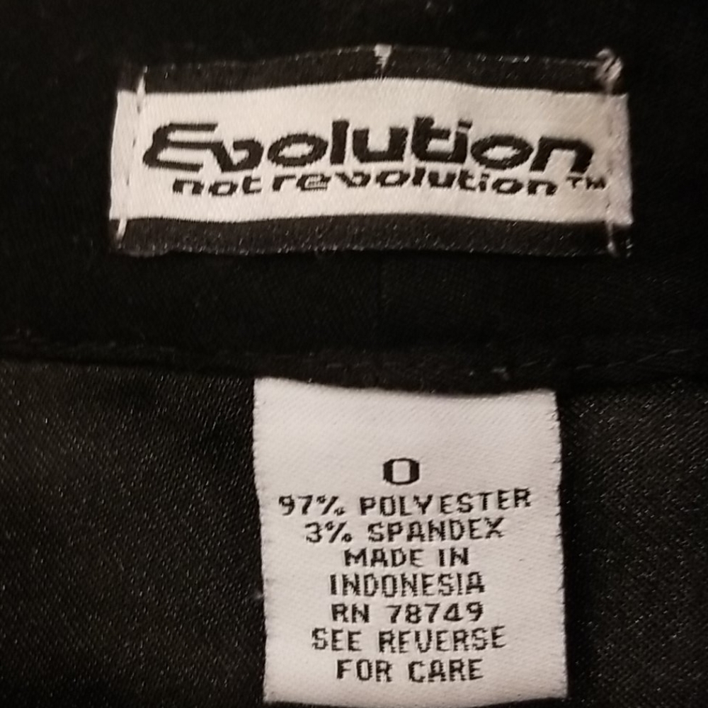 Evolution Not Revolution Black Pants - image 3